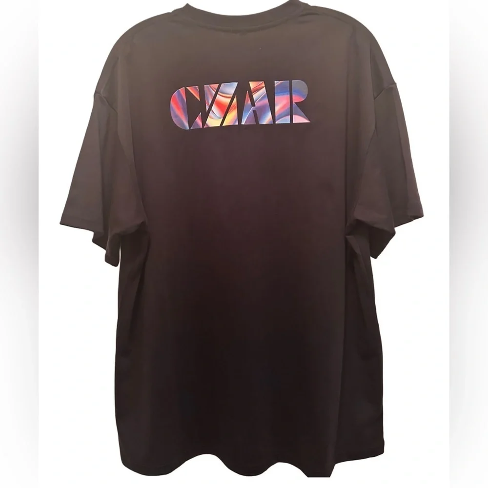 NEW Unisex Black Graphic T Shirt Size 2XL